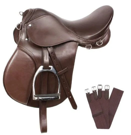 Brown All Purpose English Riding Saddle L742