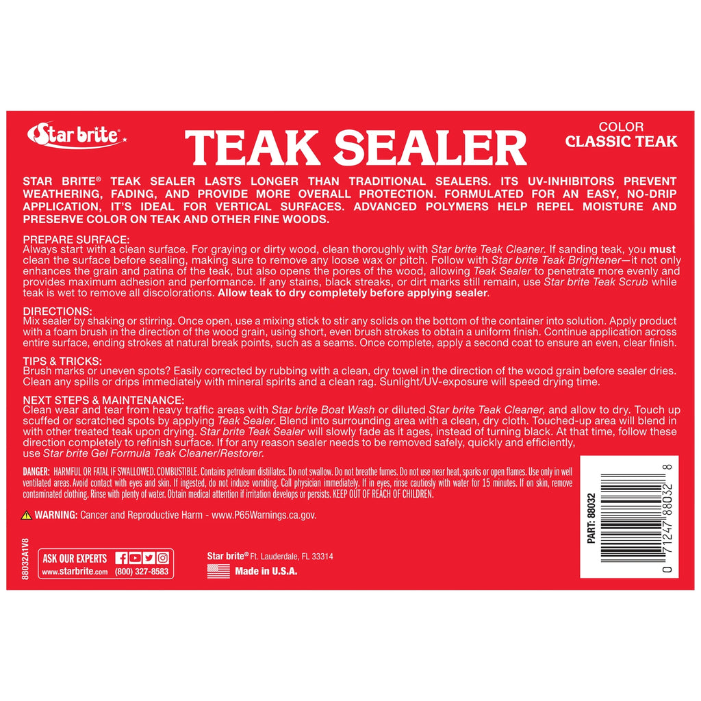 32 OZ Teak Sealer T35091