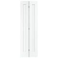 24 in. x 80 in. White Painted Composite MDF Closet Bi-Fold Door B871773