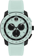 Swiss Quartz Chronograph Sport Watch, Silicone Strap, 42mm T72062