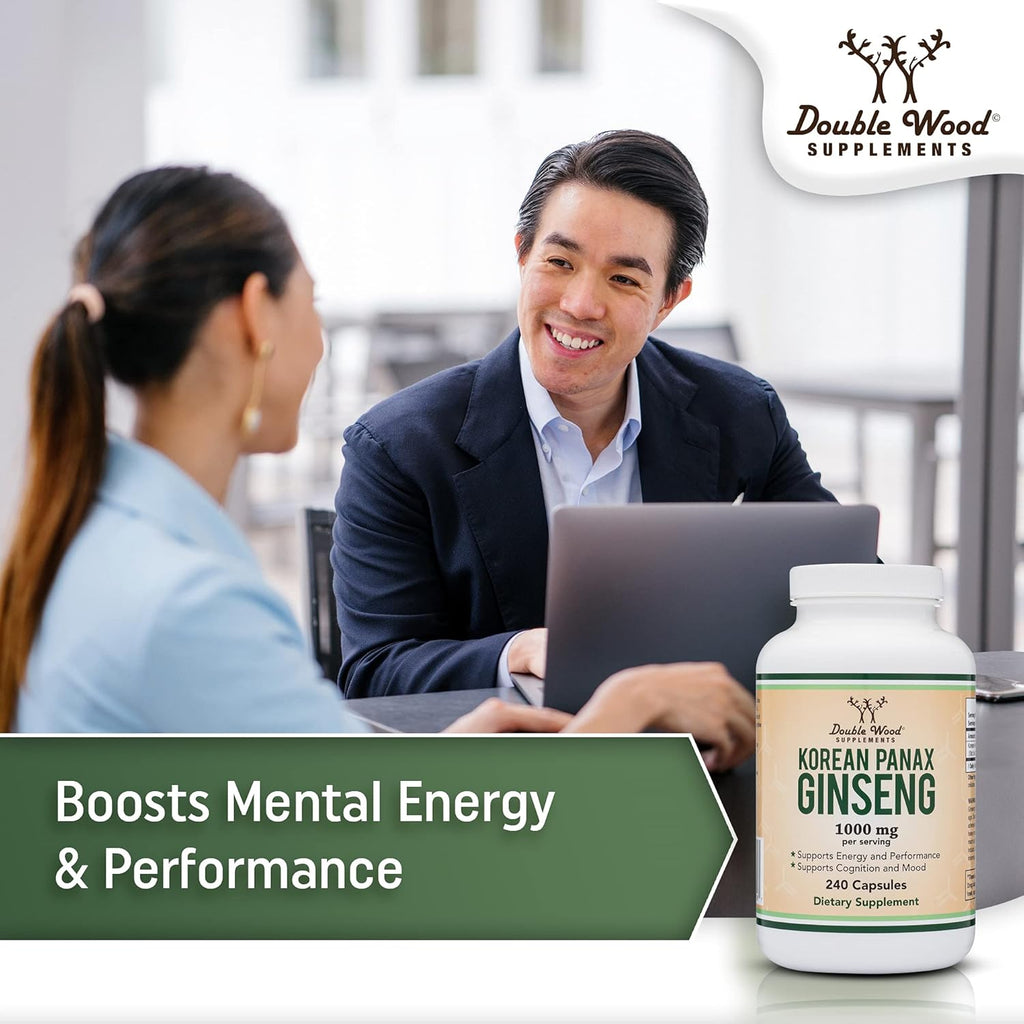 240 Vegan Capsules Korean Red Ginseng Extract I4229