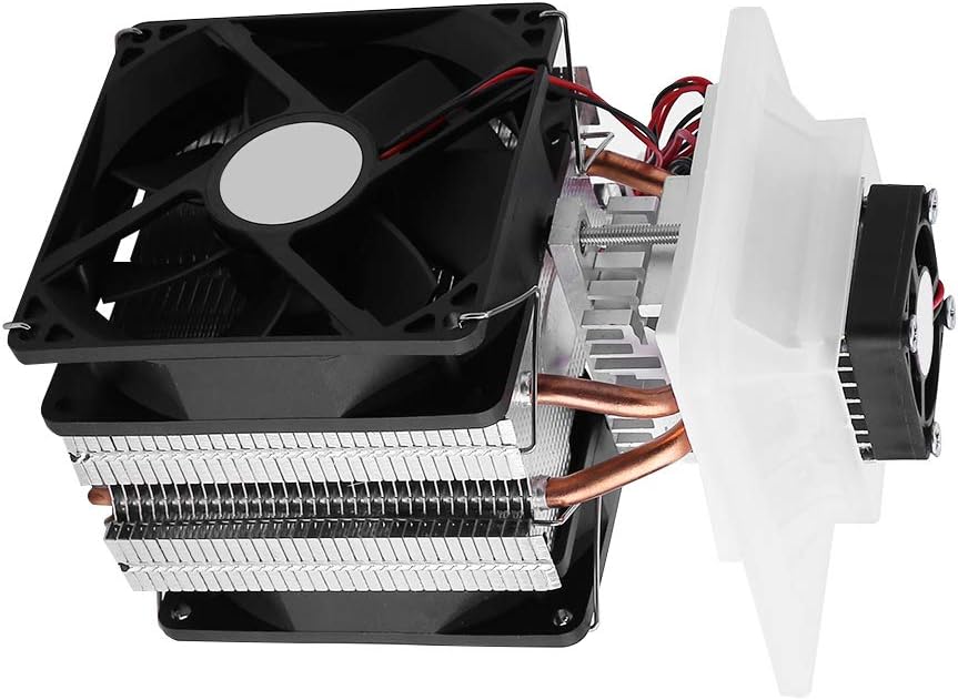 12V Semiconductor Refrigeration Thermoelectric Peltier Air Cooling Dehumidification System Cooler Fan Kit 175x100x98 mm H41815