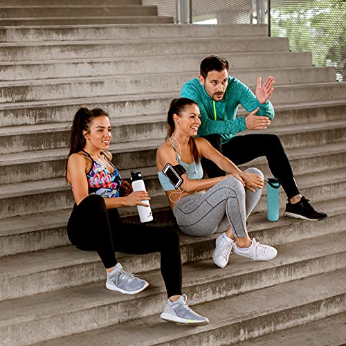 Triple Wall Vacuum Insulated Stainless Steel Water Bottle with Flip Straw V591427