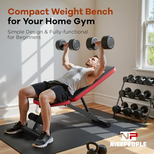 Foldable Weight Bench with 8 Backrests O42148