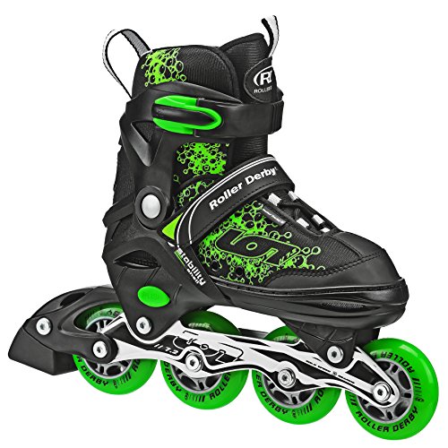 Inline Skates with Aluminum Frames and Adjustable Sizing J967088