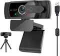 Webcam with Microphone, 1080P Web Camera with Privacy Shutter and Tripod Stand G125