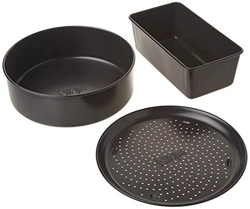 3-Piece Nonstick Aluminum Bakeware Set Black M5897