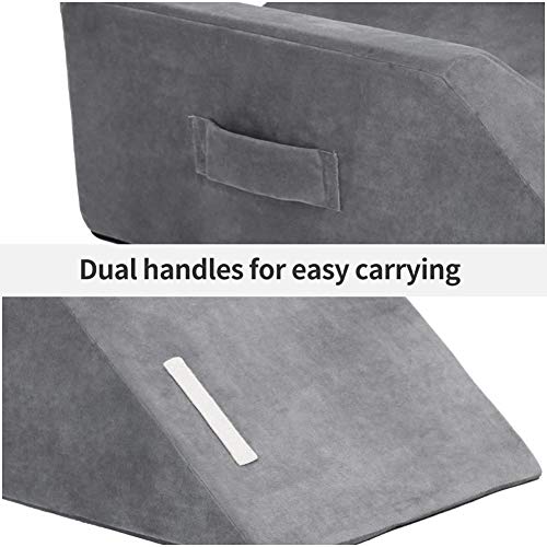 Memory Foam Leg Elevation Double Wedge Pillow P552