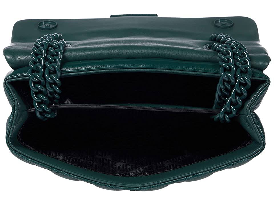 Dark Green Quilted Shoulder Bag Q15015