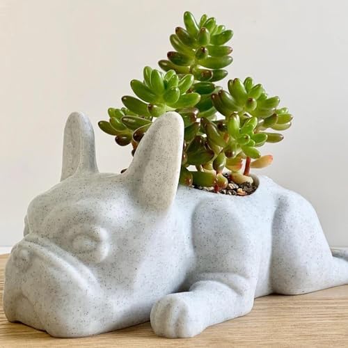 Resin Dog Succulent Planter Z216