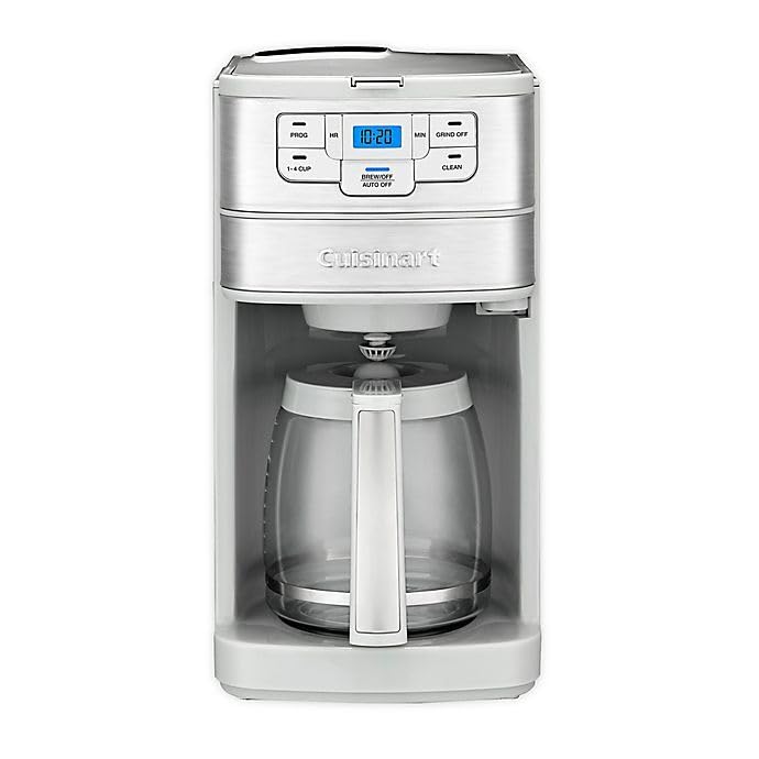 12-Cup Automatic Grind and Brew Coffeemaker, Black/Stainless Steel N36438