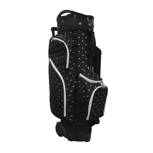 14 Way Divider Top Golf Cart Bag with Wheels M7212