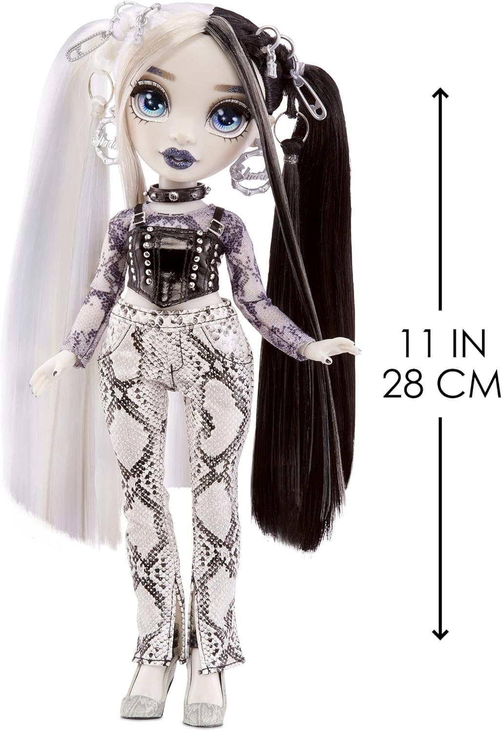Grayscale Fashion Doll with 2 Grey Designer Outfits and Accessories Q533247