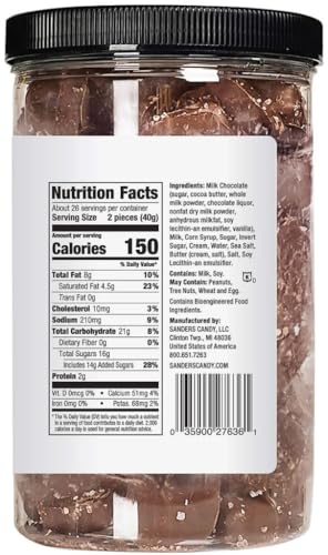 Milk Chocolate Sea Salt Caramels 36 Oz. (2 pack) O752177