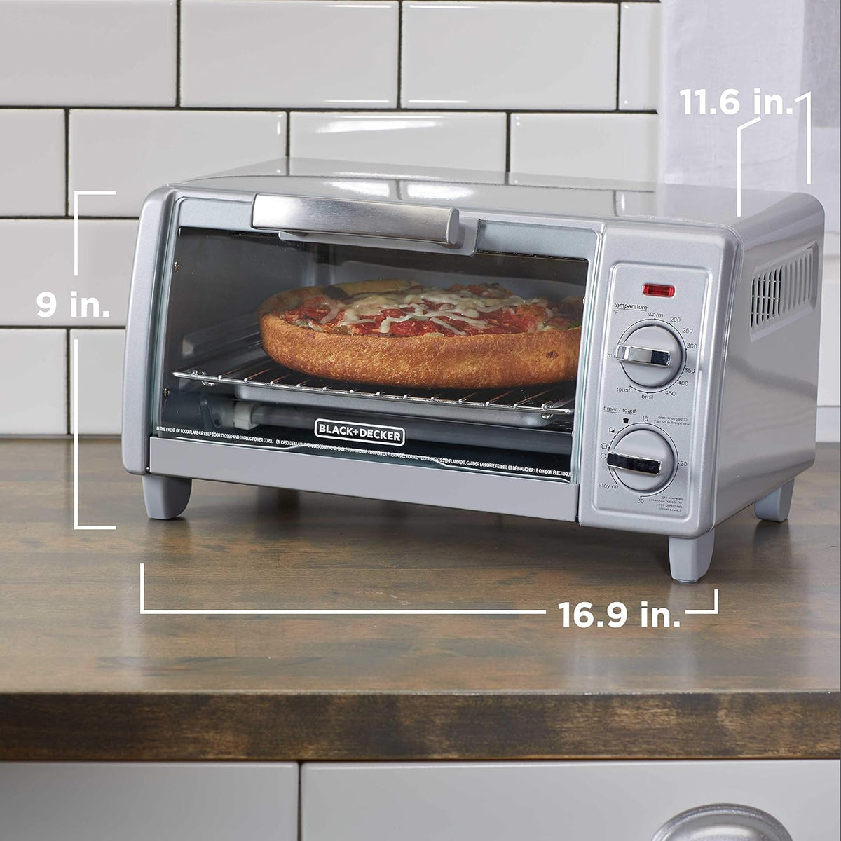 4-Slice Stainless Steel Toaster Oven R64897