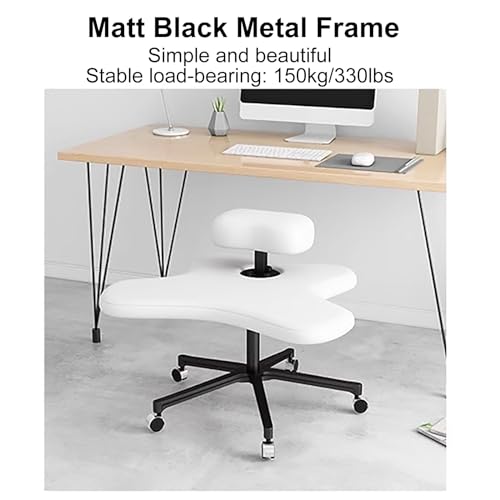 Ergonomic Kneeling Chair with Wheels, Height Adjustable J221376