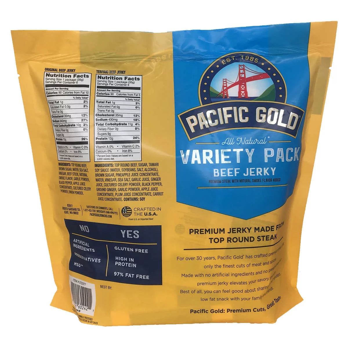 15 oz 12-count Beef Jerky Variety Pack T765718