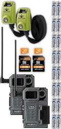 Cellular Trail Camera Twin Pack with Two SD Cards, Batteries, and Two Reinforced Strap E227881