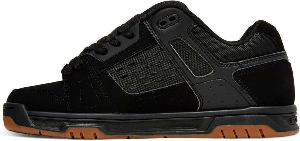 Black/Gum Low Top Skate Shoe P7869