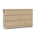 6 Drawer Double Dresser, Driftwood P518754