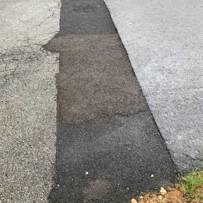 Black Asphalt Patch J84462