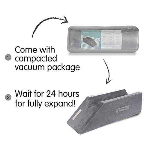 Memory Foam Leg Elevation Double Wedge Pillow P552