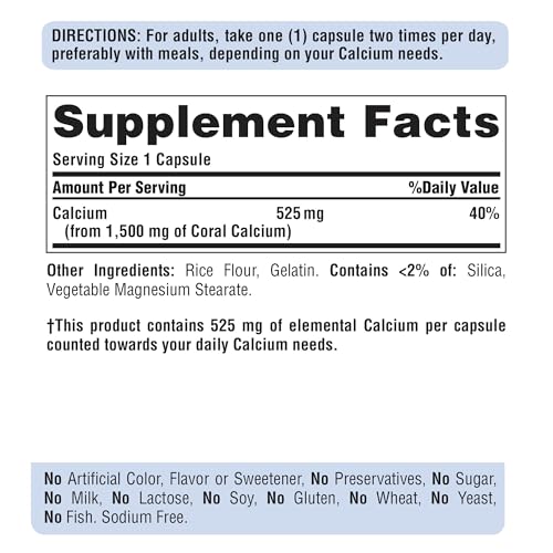 120 Coated Caplets Calcium 1500 mg with Vitamin D3 25mcg O268