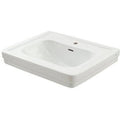 24-in Pedestal Bathroom Sink in Colonial White P968191