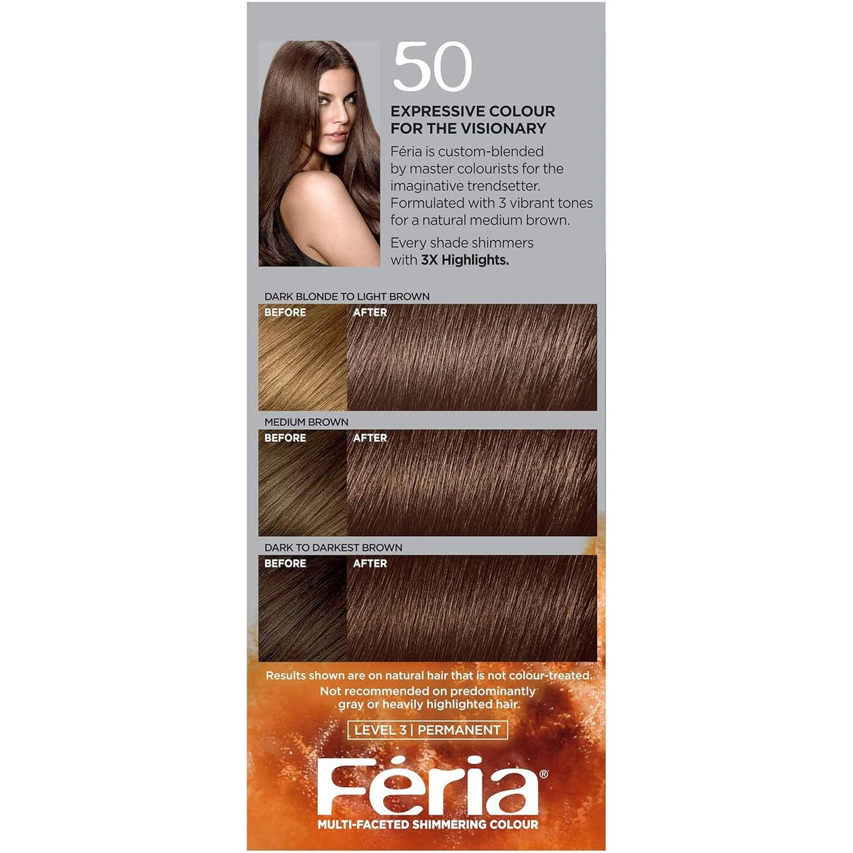 Medium Brown Hair Colour C68484