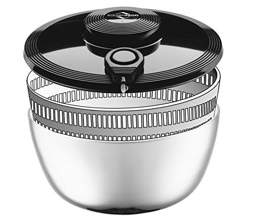 Stainless Steel 3.5-Qt. Salad Spinner L448