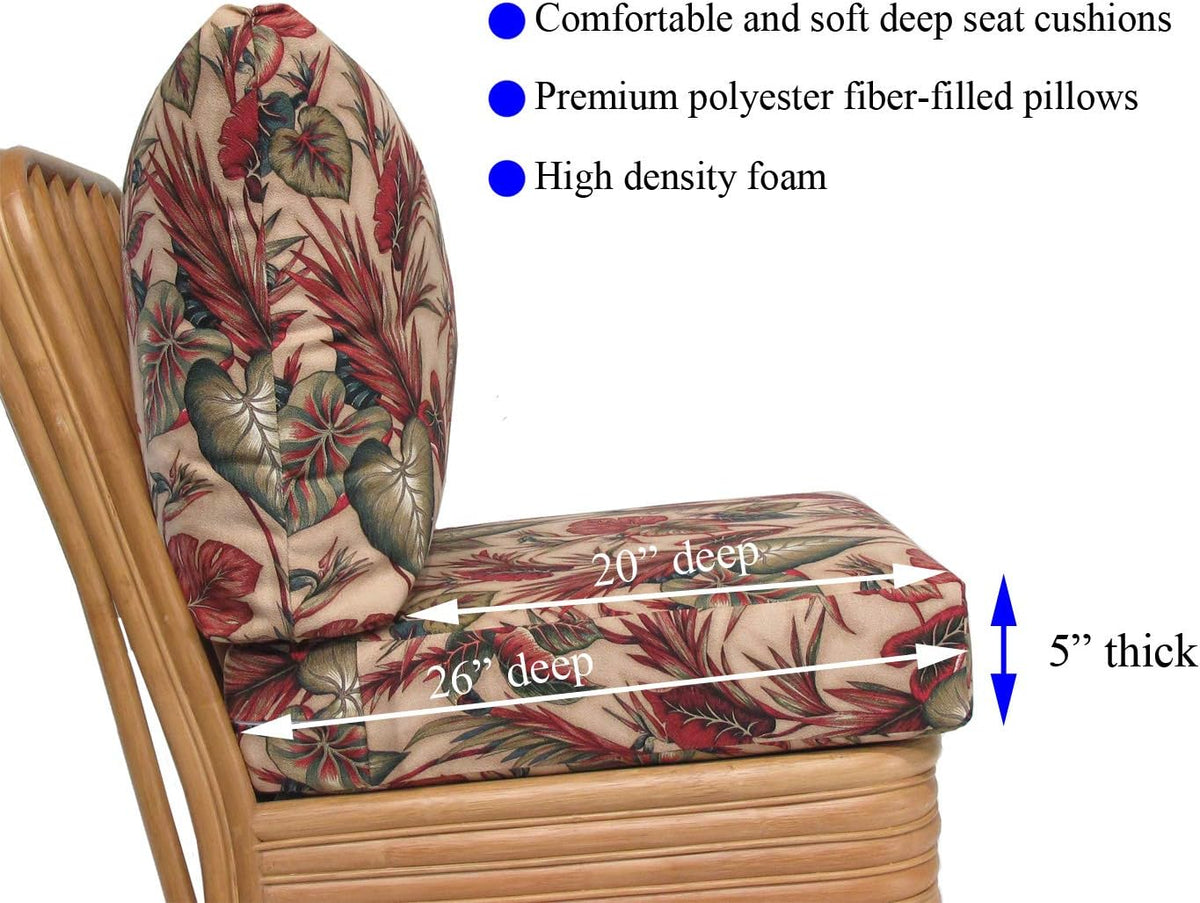 Rattan Loveseat S184904
