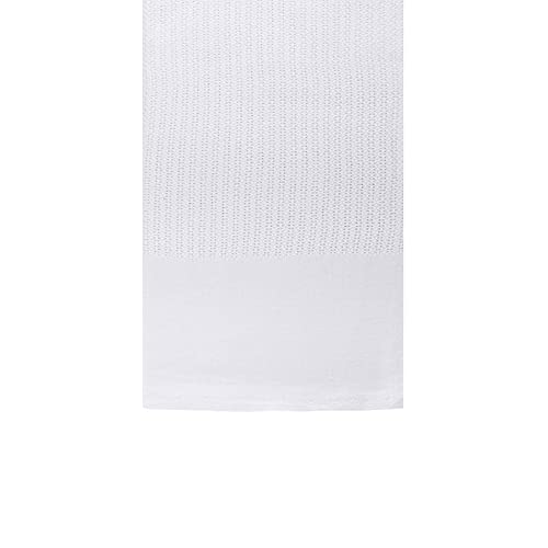100% Cotton White Twin Thermal Blanket 66x90 Inch 2.5 lb R675947