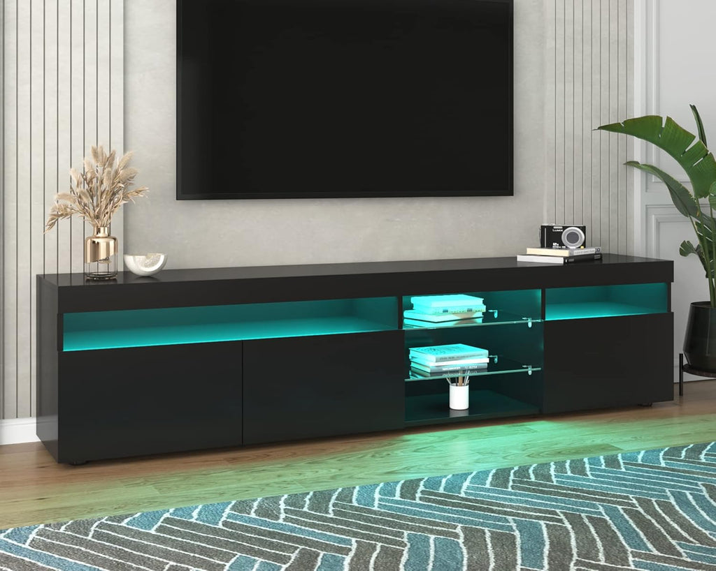 Black TV Stand U871