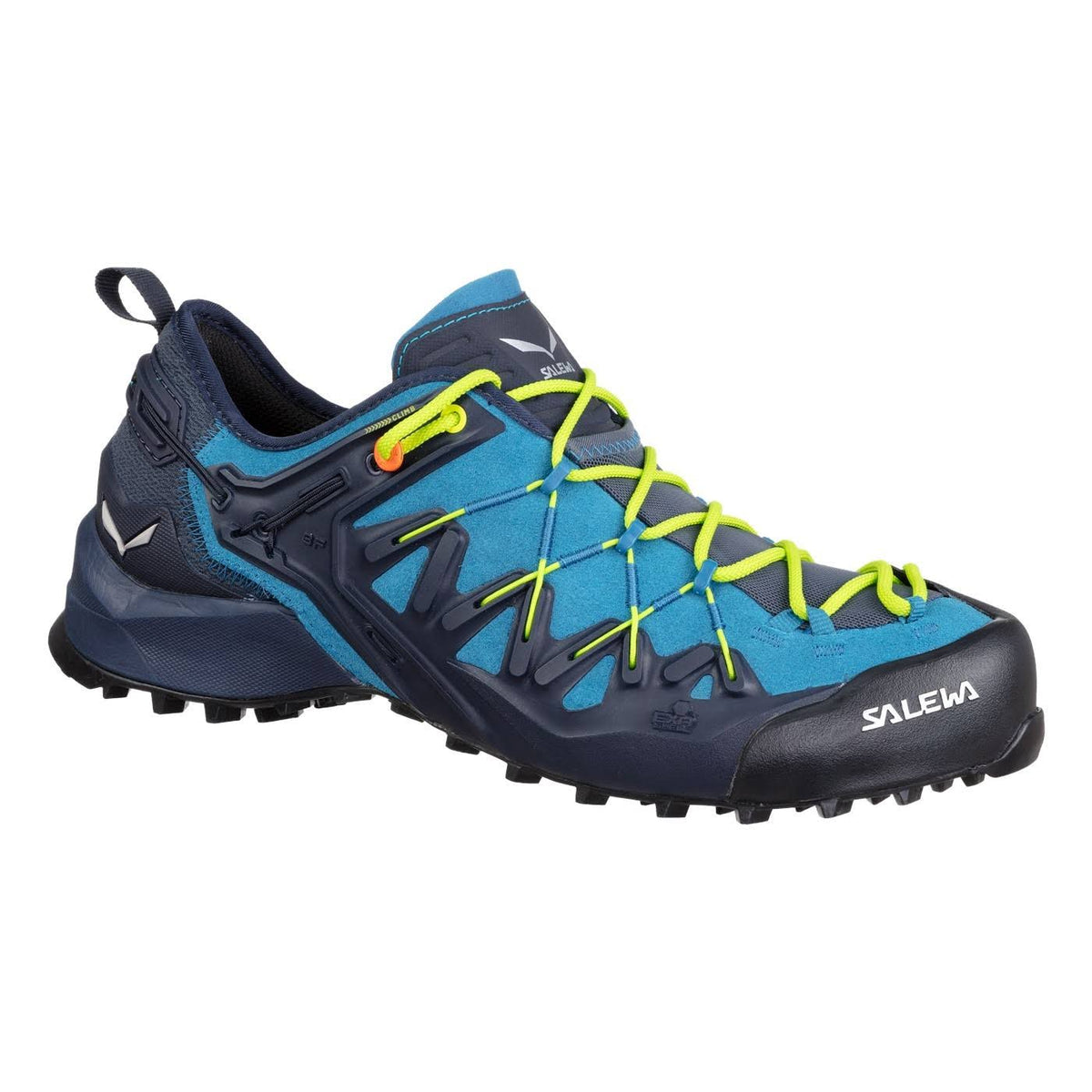 Navy Fluo Yellow Hiking Shoes Q602