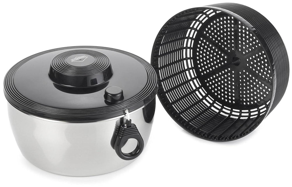 Stainless Steel 3.5-Qt. Salad Spinner L448