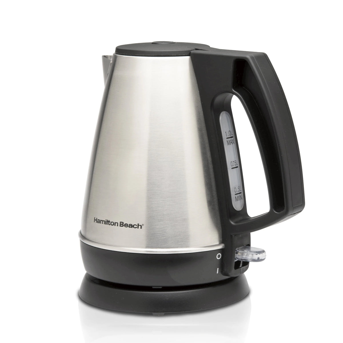 1 Liter Stainless Steel and Black Electric Kettle S14597