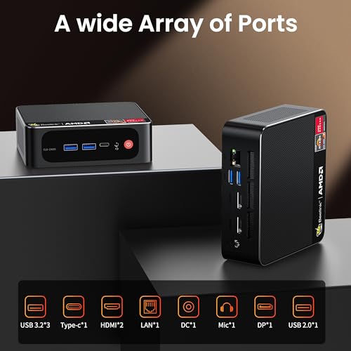 Mini PC AMD Ryzen 7 5800H 16GB RAM 1TB SSD WiFi 6 P667327