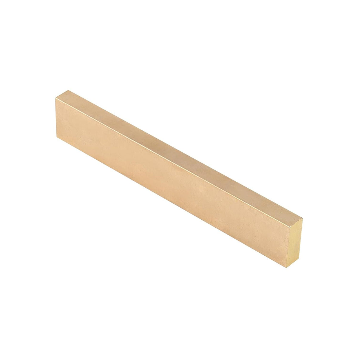 2 Pcs 0.39 x 1 x 6 Inch Brass Flat Bar Stock N73952