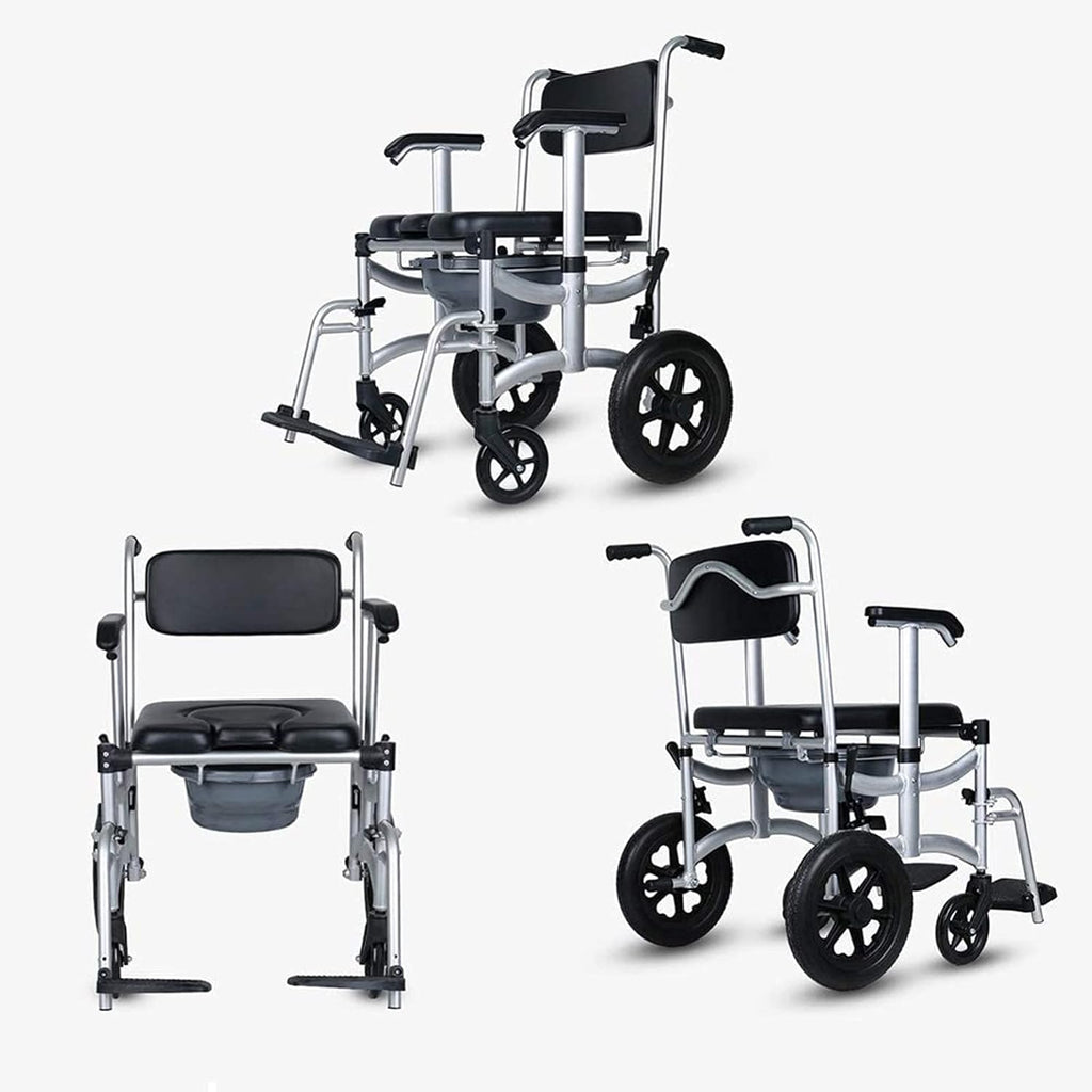 Folding Wheelchair Commode Toilet Chair L759