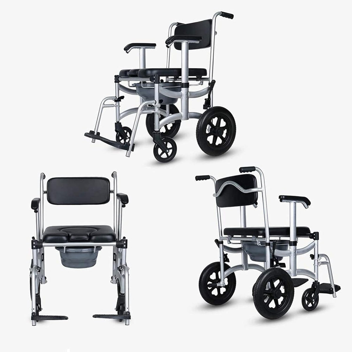Folding Wheelchair Commode Toilet Chair L759