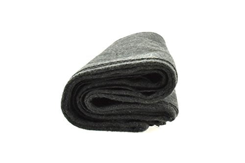 51"x 80" Gray Wool Blanket, 50% Wool, Lightweight 2 lb O34144