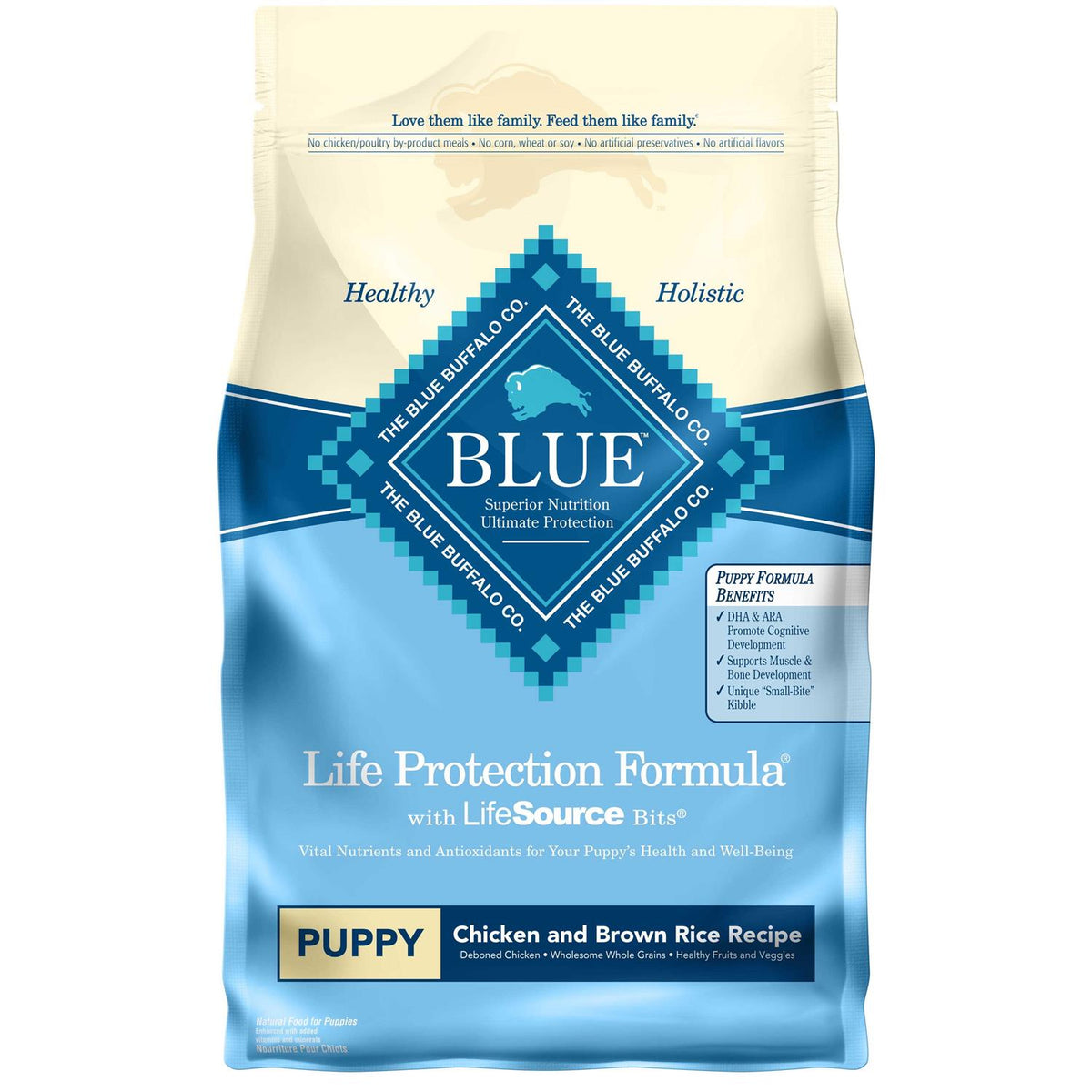 Chicken & Brown Rice Dry Puppy Dog Food S553342