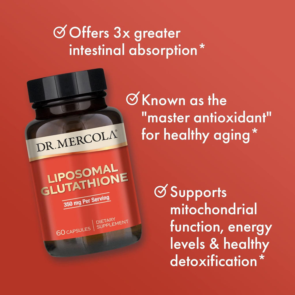 Liposomal Glutathione 60 Capsules 350 mg Dietary Supplement O4330