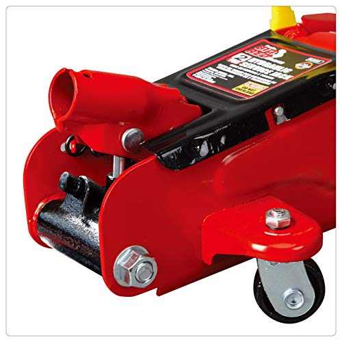 1.5 Ton Hydraulic Trolley Floor Jack with Carrying Case, Black X8614