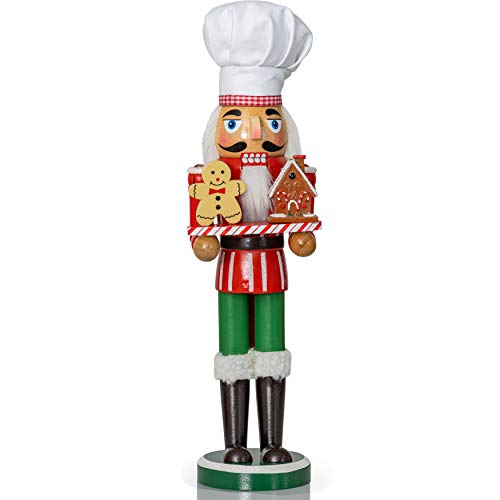 15" Wooden Chef Nutcracker Figure B159