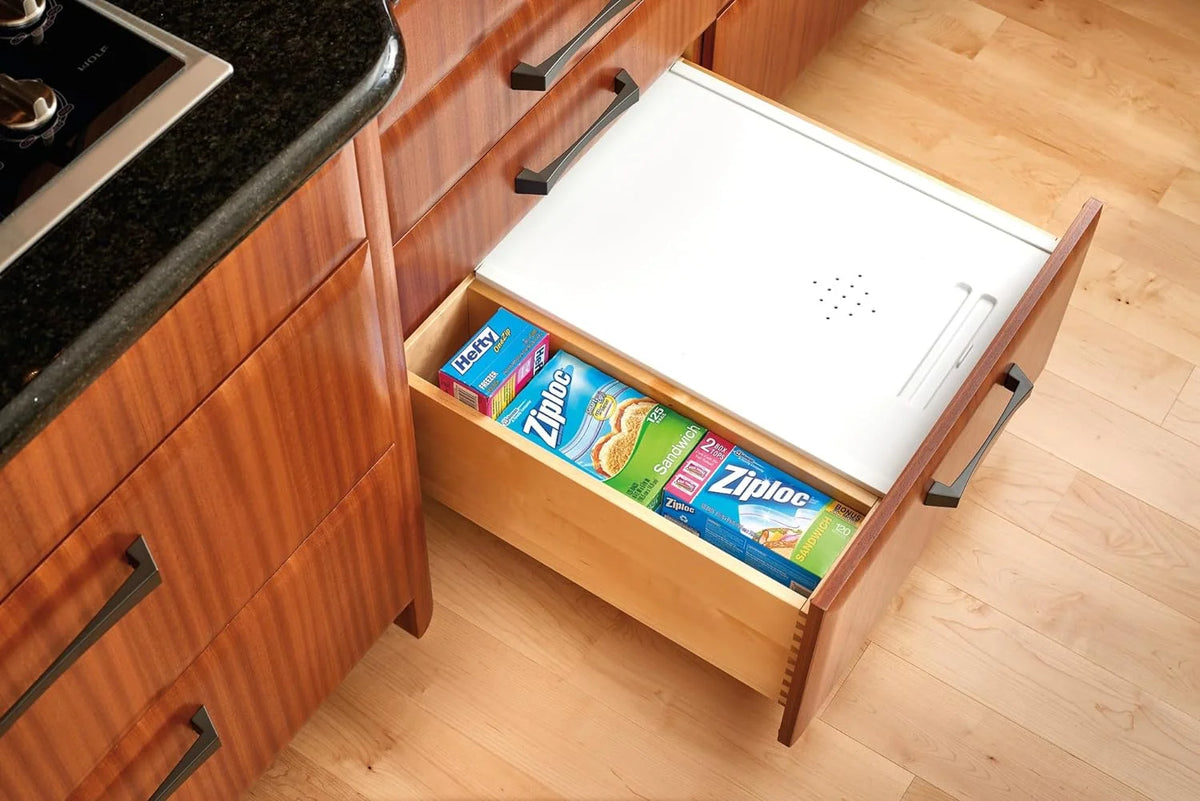 White Small Kitchen Bread Drawer Cover Kit Y861773