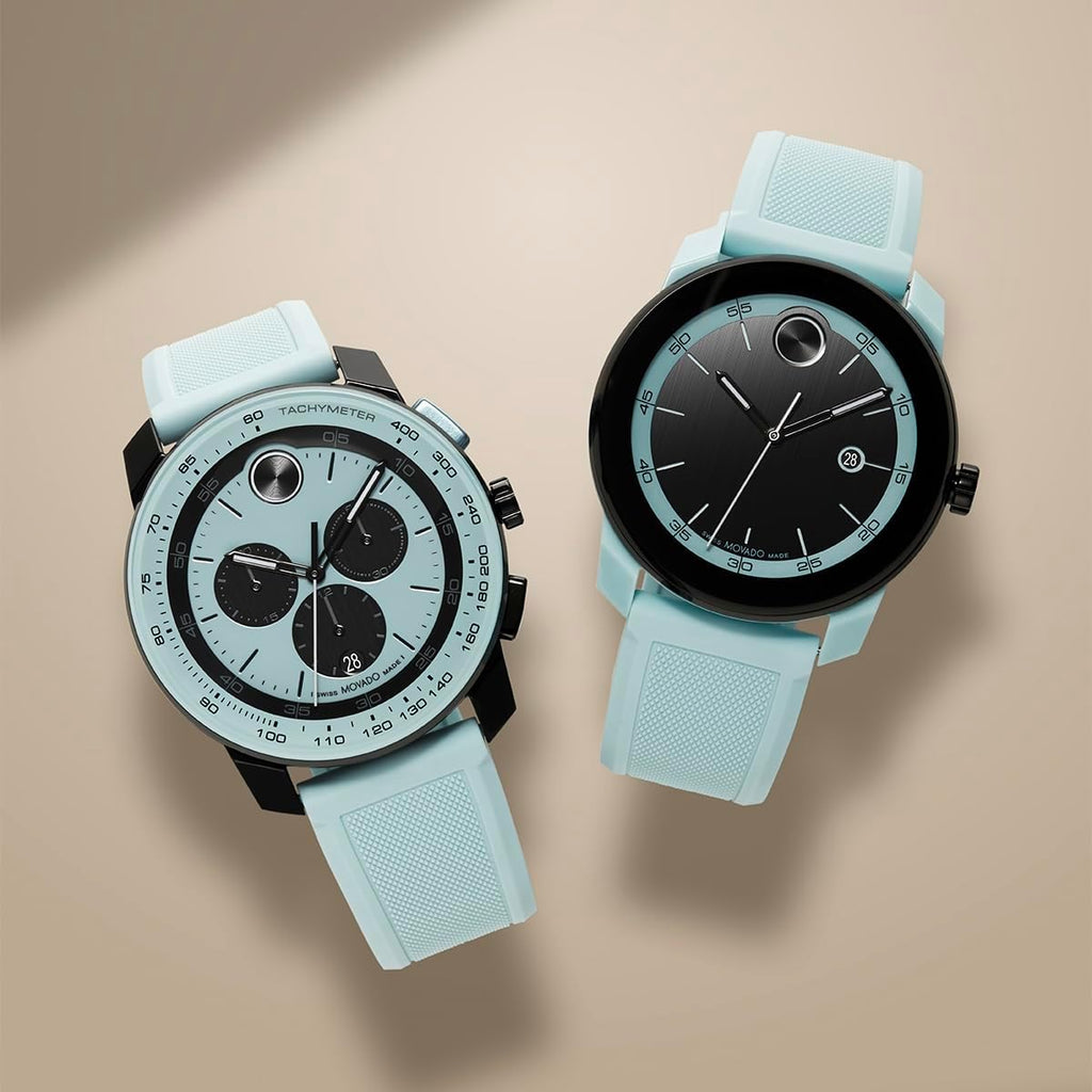 Swiss Quartz Chronograph Sport Watch, Silicone Strap, 42mm T72062