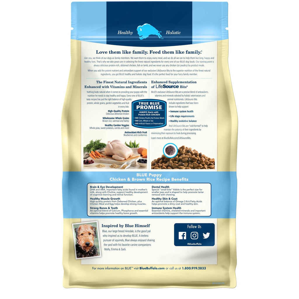 Chicken & Brown Rice Dry Puppy Dog Food S553342