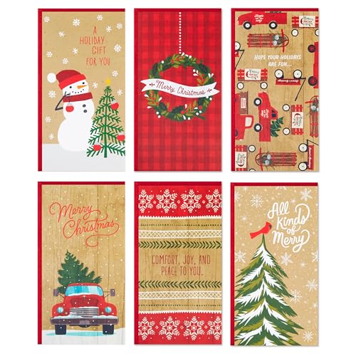 24 Cards and Envelopes Rustic Woodland Christmas Card Assortment Y253