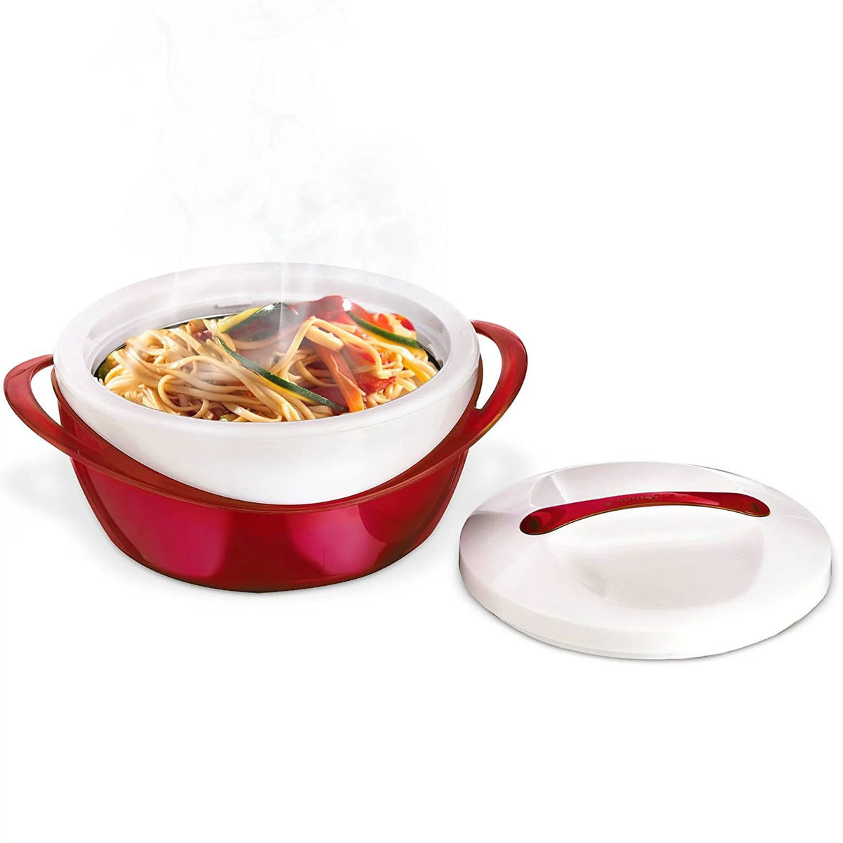 Red 2.6-Qt Stainless Steel Insulated Food Container G789103